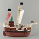 Конструктор Ван Пис One Piece пиратский корабль Going Merry Гоинг Мерри из аниме Монки Д. Луффи 1048 деталей 7 фигурок - изображение 6