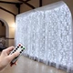 Гирлянда-Занавес Штора 6*3м 600 LED лампочек USB c Пультом для украшений окон, спальни, террасы Белый свет - изображение 2