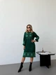 Вʼязана cукня вишиванка MARINA, колір Смарагд, розмір One Size - изображение 1
