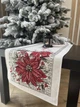 Ранер Maystat Рождественский венок гобеленовый 37х100 см серебристый (0010-PR37-100) - изображение 5