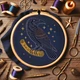 Набір для вишивки гладдю «Містичний ворон» на Хелловін - зображення 1