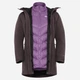Пуховик зимовий короткий жіночий Jack Wolfskin Icecape 3IN1 Down JKT W RDS A65266-I0159 S Фіолетовий (4064886779982) - зображення 7