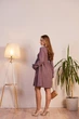 Платье из микровельвета для беременных и кормящих Lille L (46) Lullababe LB05LL171 фрезовый - изображение 3