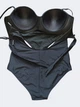Слитный купальник с пуш-апом Fuba 26077-1 черный 54 (3XL) - изображение 6
