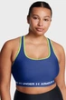 Жіночий синій топ UA Crossback Mid Bra Under Armour XS 1361034-432 - зображення 2