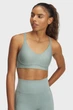 Жіночий м'ятний топ UA Infinity Low 2.0 Bra Under Armour L A-C 1384126-348 - изображение 1