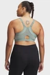 Жіночий м'ятний топ UA Infinity Low 2.0 Bra Under Armour L A-C 1384126-348 - изображение 4