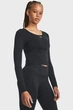 Жіночий чорний лонгслів UA Train Seamless LS Under Armour XL 1379150-001 - изображение 1