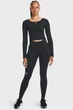 Жіночий чорний лонгслів UA Train Seamless LS Under Armour XL 1379150-001 - изображение 2