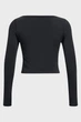 Жіночий чорний лонгслів UA Train Seamless LS Under Armour XL 1379150-001 - изображение 6