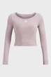Жіночий пудровий лонгслів UA Vanish Seamless LS Under Armour L 1379150-015 - зображення 5