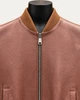 Бомбер женский кожаный 2XL Пудрово-розовый (PONTOS-W03) - изображение 5