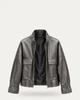 Куртка женская кожаная VIRADO 2XL Чёрный (PNT-WJK-012) - изображение 4