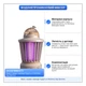 Аккумуляторный отпугиватель от Aladdin M12 10 кв. м, 6 годин, 3 режими (52410-M12_305) - зображення 2