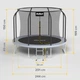 Батут Rebel Active PRO RBA-8001 диаметр 244 см с защитной сеткой и лестницей (5901890133029) - изображение 8