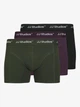 Набор трусов шорты мужской Jack & Jones 196222 М 3 шт Черно/зелено/фиолетовый (2200005174562) - изображение 1