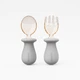 Набор детских столовых приборов HEORSHE Spoon Fork Gray - изображение 1