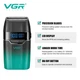 Электробритва VGR V-308, Green шейвер, двойное лезвие, 9000 RPM, LED Display - изображение 5