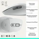 Комплект Logitech Signature Comfort Plus MK880 Wireless/USB-C UA Off-White (920-014033) - изображение 3