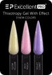 Żel budujący do paznokci Excellent Pro Thixotropy With Effect Glow Yellow 15 g (5903900444613) - obraz 2