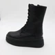 Черевики жіночі молодіжні шкіряні зимові високі на танкетці,чорні, 37 розмір Foot step (367ч ) - зображення 10
