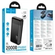 Повербанк Hoco J159A Essence 20000mAh 22.5W, 20000mAh, швидка зарядка PD20W/22.5W, зовнішній акумулятор - зображення 2