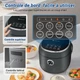 Рисоварка-мультиварка AMZCHEF DFB-P40U1, 4 л, 860 Вт, 7 режимов, таймер, поддержание тепла, черная - Уценка - изображение 2