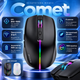 Бездротова мишка Proove Comet Black, Bluetooth 4.0/5.0, 2.4 ГГц, 1600 DPI, акумулятор 500 мА·год - зображення 2