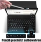 Чехол-клавиатура Bluetooth для Lenovo Tab P11 2nd Gen 11.5", QWERTZ, 200 мАч, черный - изображение 2