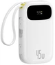 Powerbank Baseus EnerFill FC31 Qpow 3 10000 mAh 45W White (P10082102213-00) - obraz 2
