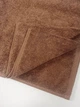 Полотенце махровое банное Parisa Home Flat 70*140 Коричневое - изображение 6