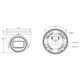 IP-відеокамера 6Mp TVT TD-9565E4B-A(D-AZ-PE-AW3) White f-2.7-13.5mm, ІЧ+LED-підсвічування, з 2 мікрофонами - изображение 2