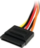 Kabel StarTech SATA 12in - 15 pin Power Extension 0.35 m Black (SATAPOWEXT12) - obraz 2