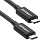 Kabel StarTech USB Type-C - USB Type-C Thunderbolt 3 100 W 2 m Black (TBLT3MM2M) - obraz 1