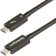 Kabel StarTech USB Type-C - USB Type-C Thunderbolt 4 100 W 1 m Black (TBLT4MM1M) - obraz 1