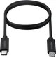 Kabel Vision USB Type-C - USB Type-C 2 m Black (TC 2MUSBC/BL) - obraz 1