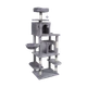 Кігтеточка для котів Rebel 60x49x173 см Gray (5901890130455) - зображення 1