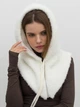 Капор женский Malisa Капучіно 5-8068-CM-170 One Size Снежный (ROZ6501064513) - изображение 2