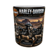 Кружка с принтом мотоциклов Harley-Davidson, серия Moto Legends, 330 мл, чёрная ручка - изображение 3