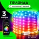Світлодіодна гірлянда LED вуличні вогні 3 м з керуванням через смартфон-додаток для декору саду, тераси та свят - зображення 1