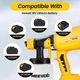 Аккумуляторный краскопульт MEE GOO WDP50B 200 Вт, совместимый с аккумуляторами Makita и DeWalt - изображение 7