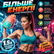 Еко-пляшка для води SPORTS BOTTLE 1500 мл — велика багаторазова спортивна пляшка з вбудованою ручкою, помаранчевий градієнт - зображення 7