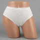 Утягивающие кружевные трусики 3XL белые Biweier 1251 - изображение 1