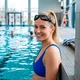 Очки для плавания взрослые Aquaget с прозрачными поликарбонатными линзами UV400 Anti-fog и регулируемым силиконовым ремешком с берушами и футляром черные (JDT-0851783) - изображение 8