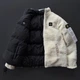 Двосторонняя зимняя куртка Stone Island черная с белым XL 4487 - изображение 2