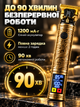 Триммер для бороды волос усов и тела профессиональный аккумуляторный 6 в 1 машинка для стрижки с LED-дисплеем 6 насадками зарядкой Type-C металлический корпус 90 мин работы - изображение 4
