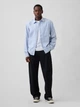 Рубашка хлопковая мужская GAP 893812990 XL Голубая (1162959433) - изображение 3