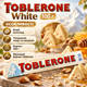 Шоколад білий Toblerone White 100 г з медом мигдалем солодощі плитка швейцарська - зображення 2