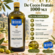Оливковое масло De Cecco Fruttato Extra Virgin 1000 мл первого холодного отжима натуральное фруктовое для салатов соусов пасты жарки - изображение 2