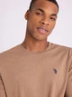 Лонгслив мужской U.S. Polo Assn 114008-0400A(Coffee Heather) L Коричневый (786662755297) - изображение 4